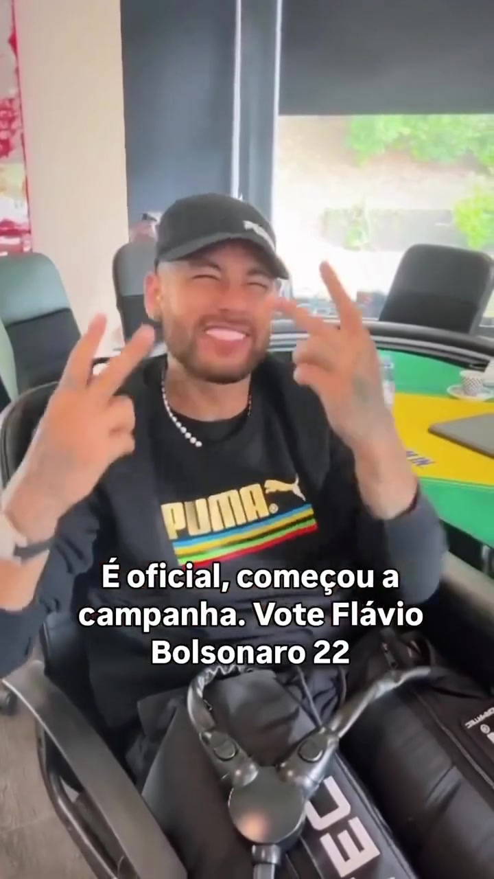 Neymar em vídeo publicado em setembro de 2022