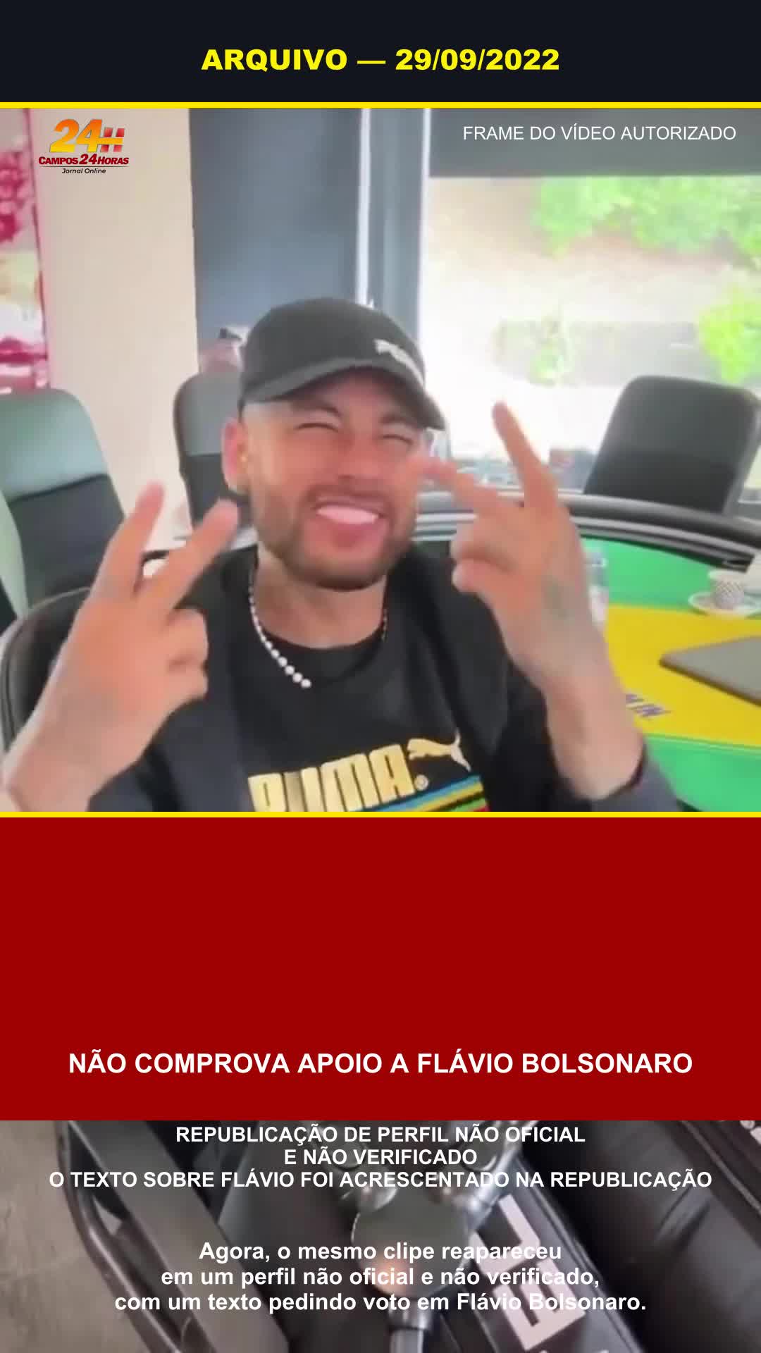 Republicação não oficial do vídeo antigo de Neymar