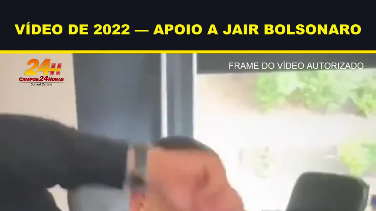 Neymar em vídeo de 2022 no qual apoiou Jair Bolsonaro
