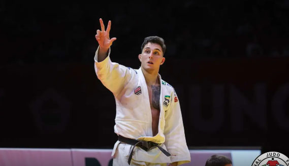 Guilherme Schimidt é ouro e país fecha Grand Slam de judô com 3 pódios