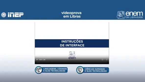 Plataforma Enem Libras ganha atualização com provas de 2017 a 2025
