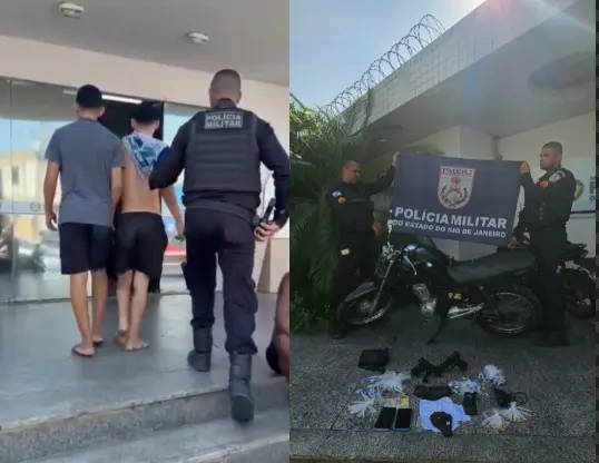 PM apreende drogas, simulacros e moto adulterada em Guarus