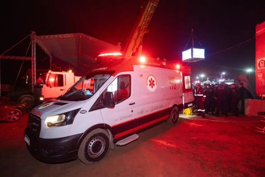 SFI: UTI móvel garante atendimento de emergência durante o rodeio da ExpoAgro