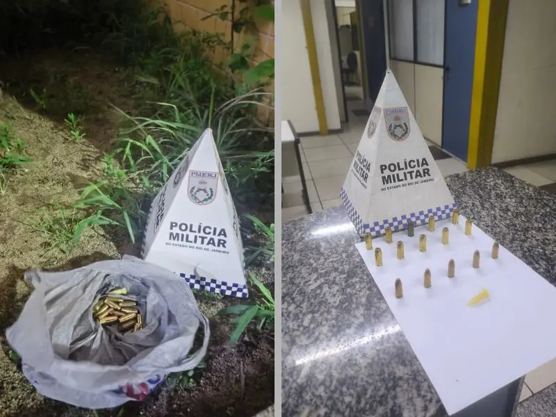 PM apreende munições de diversos calibres em São João da Barra