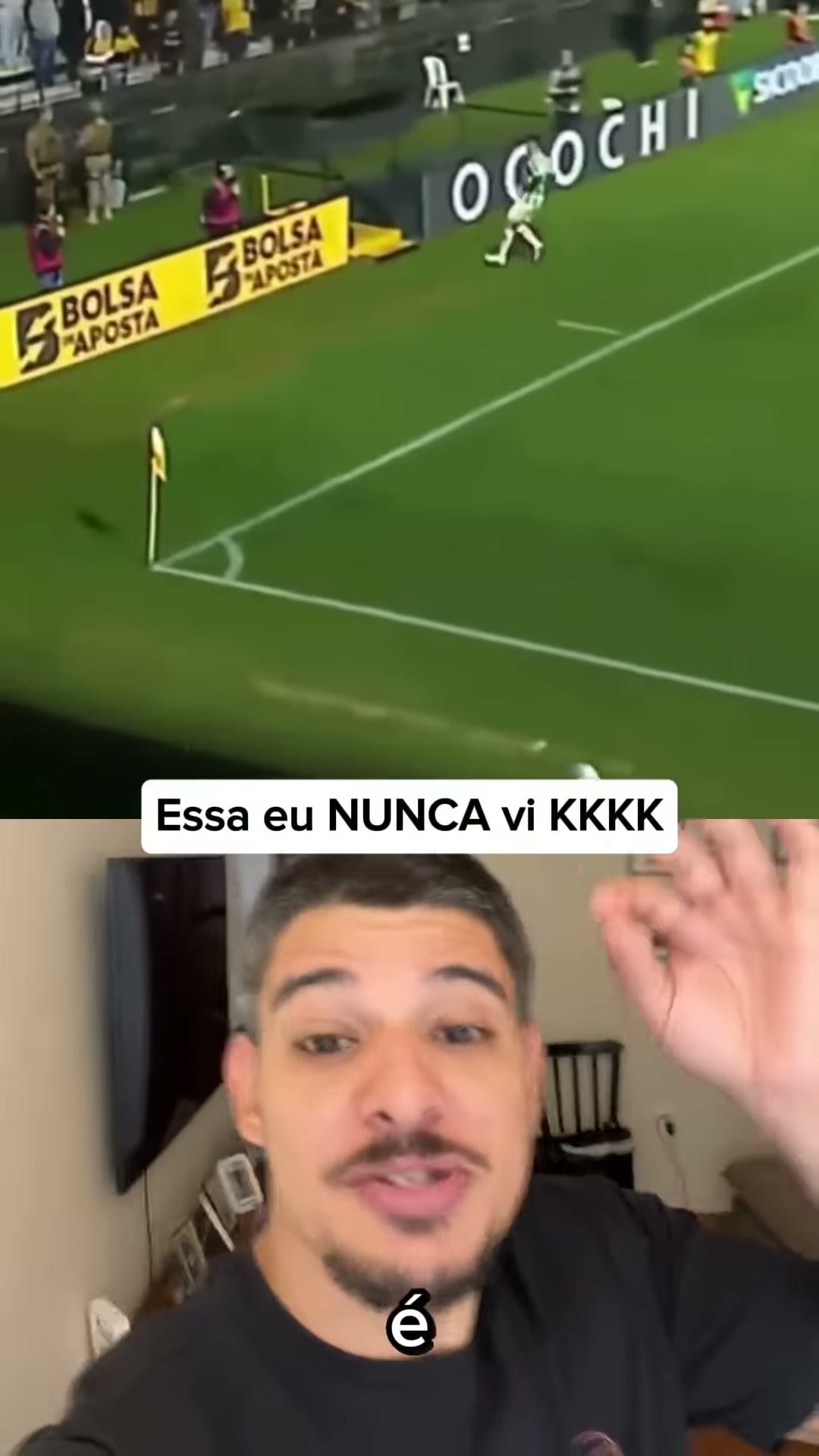 Marcos Paulo corre em direção ao vestiário durante Criciúma x Juventude