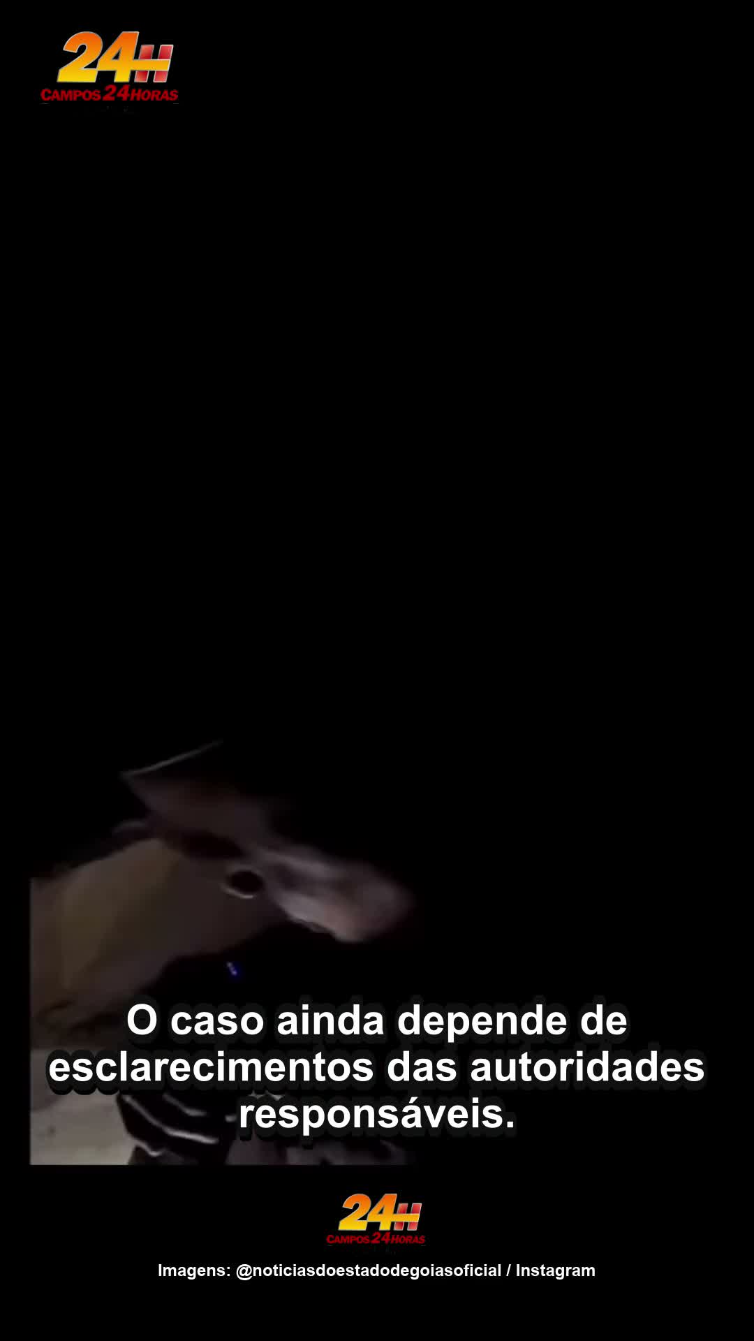 Agente aparece durante ação noturna mostrada no vídeo