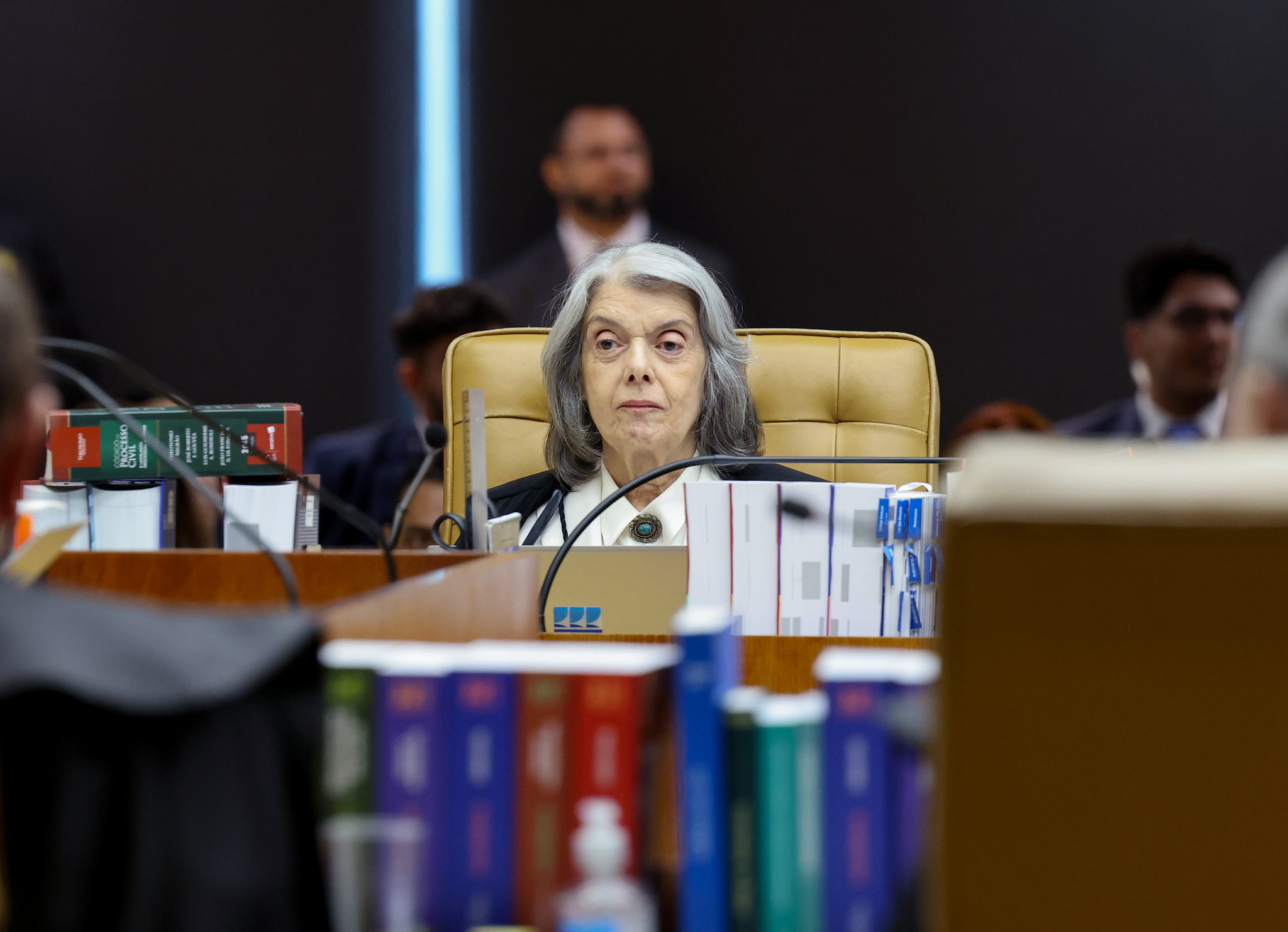 Ministra Cármen Lúcia durante sessão do Supremo Tribunal Federal