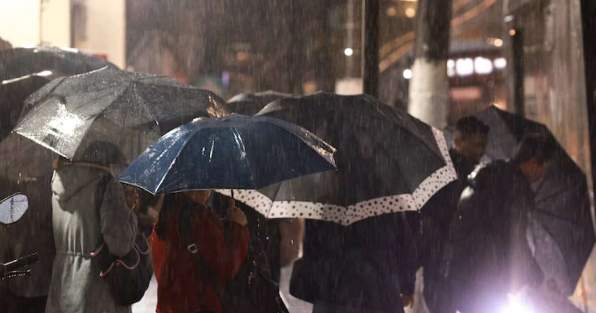 Chuva atinge São Paulo