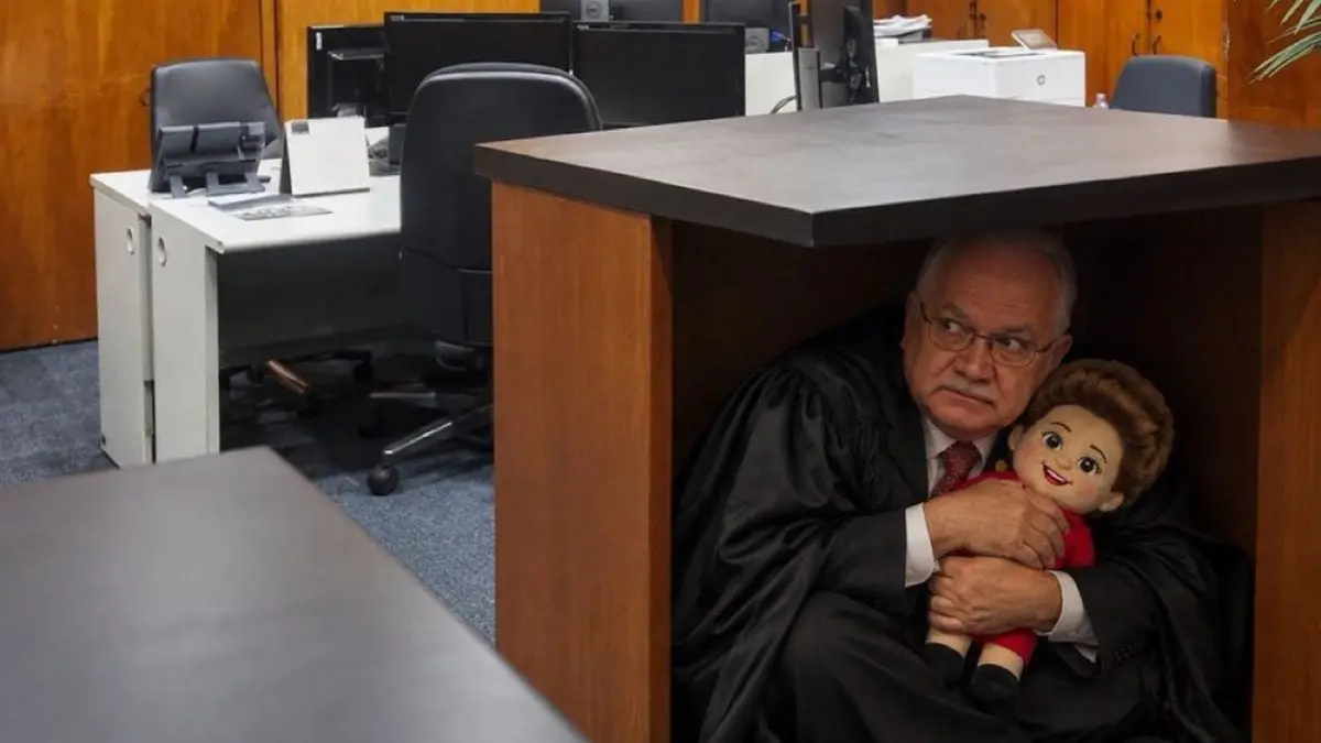 Memes cobram posicionamento de Fachin em meio à crise no STF