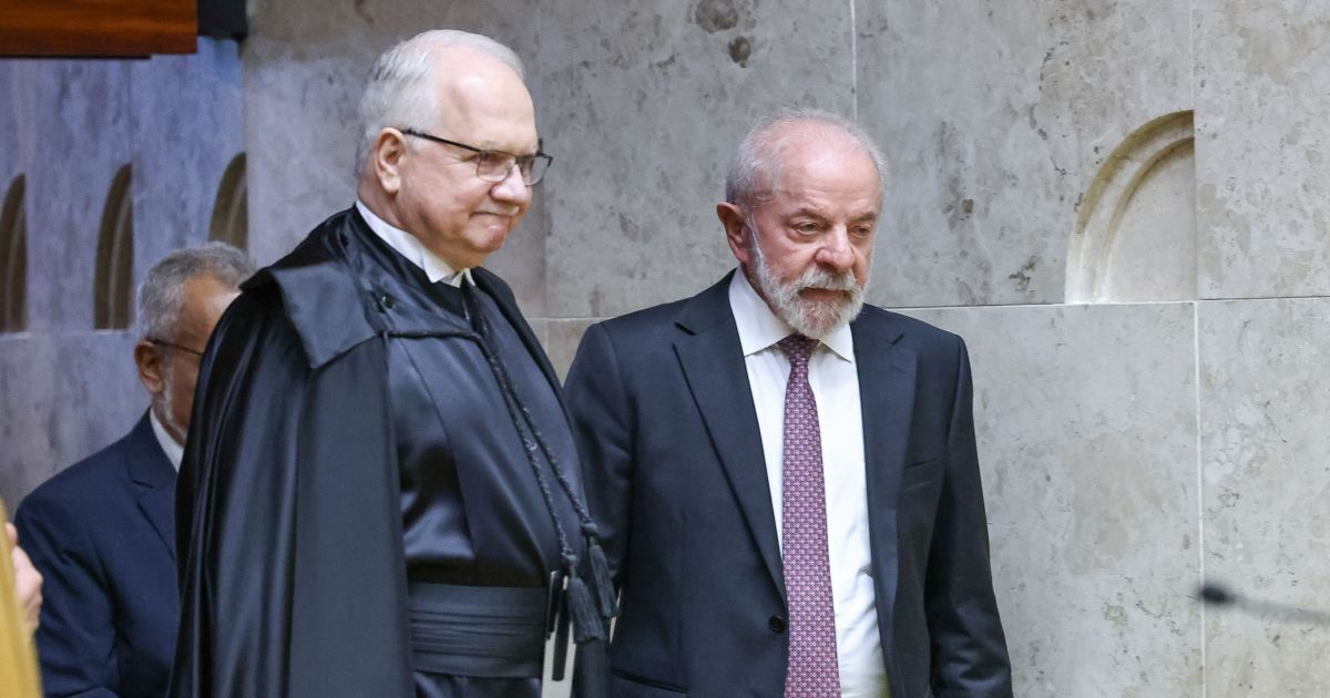 Edson Fachin e Luiz Inácio Lula da Silva