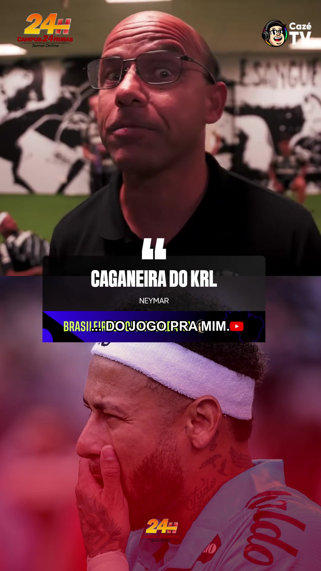 Pedro Caixinha durante registro de bastidores do Santos