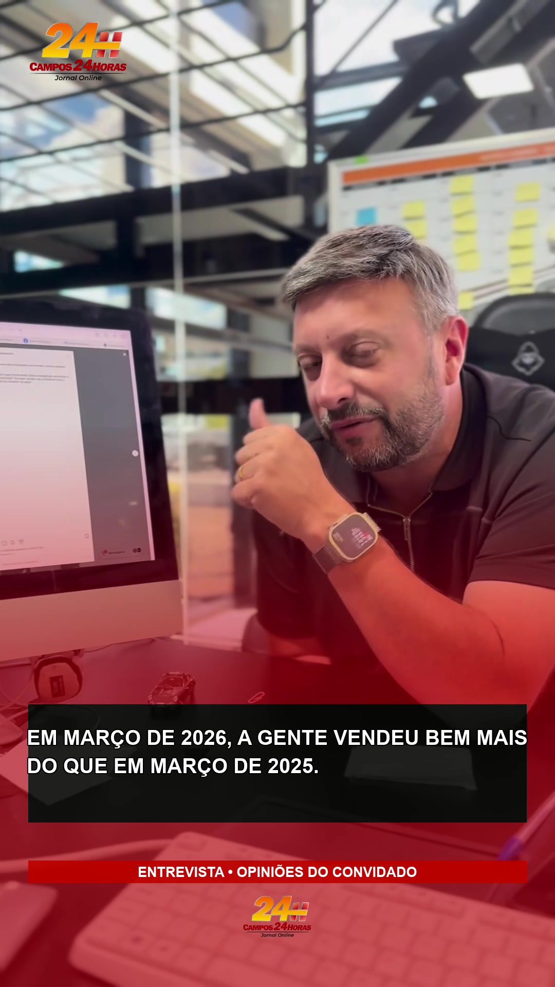 Empresário explica importância do giro de estoque