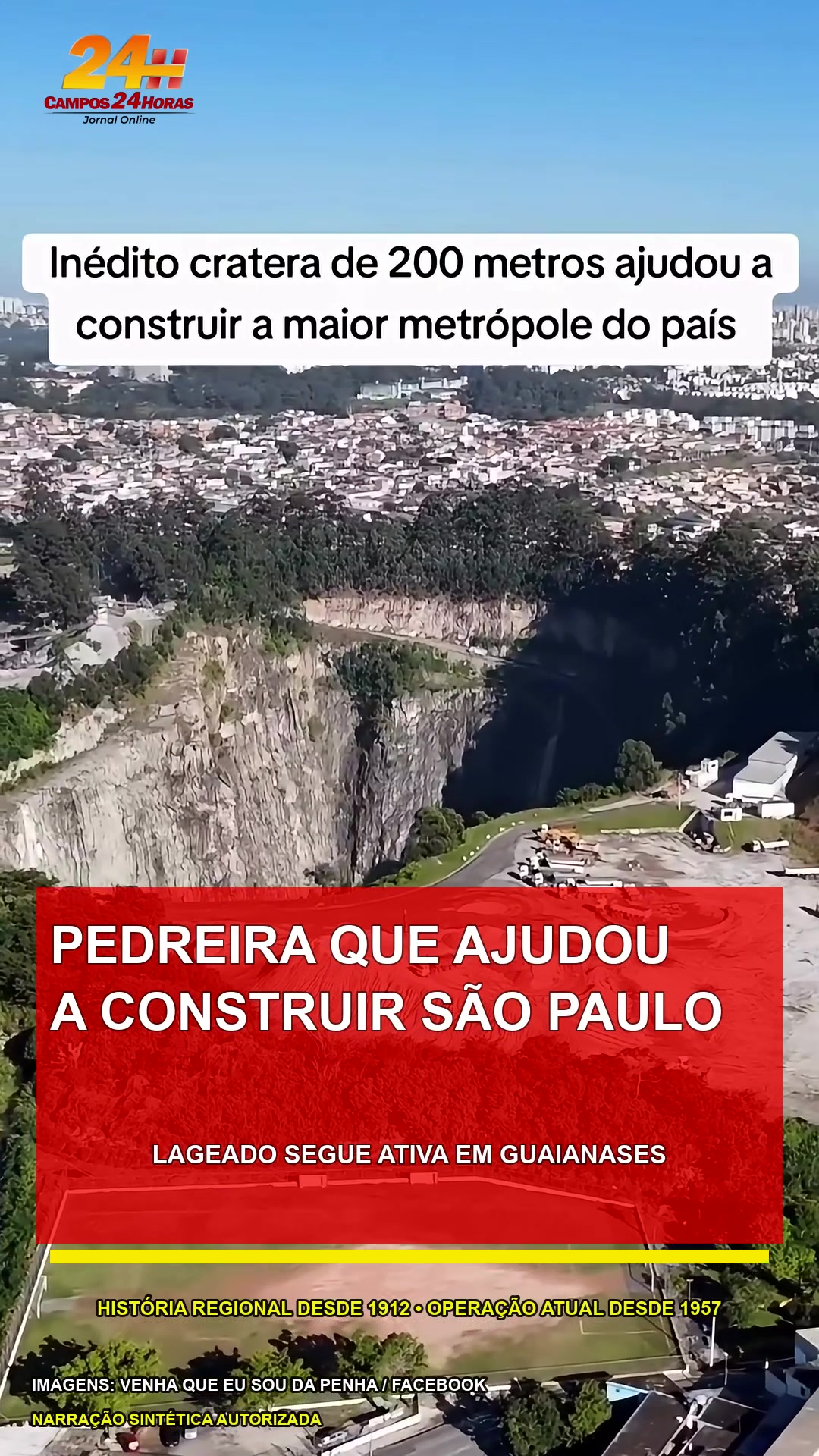 Pedreira Lageado ajudou a construir São Paulo e segue ativa na Zona Leste