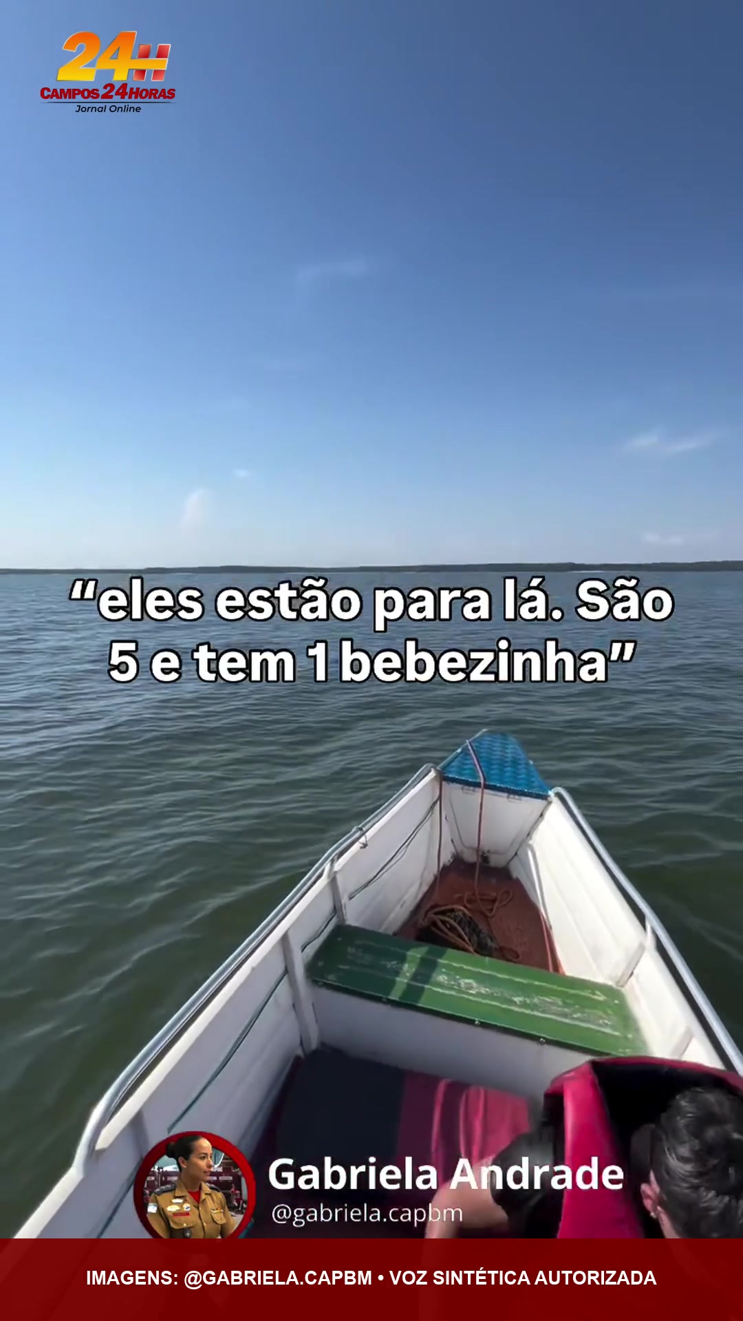 Adolescente indica a direção onde familiares estavam à deriva
