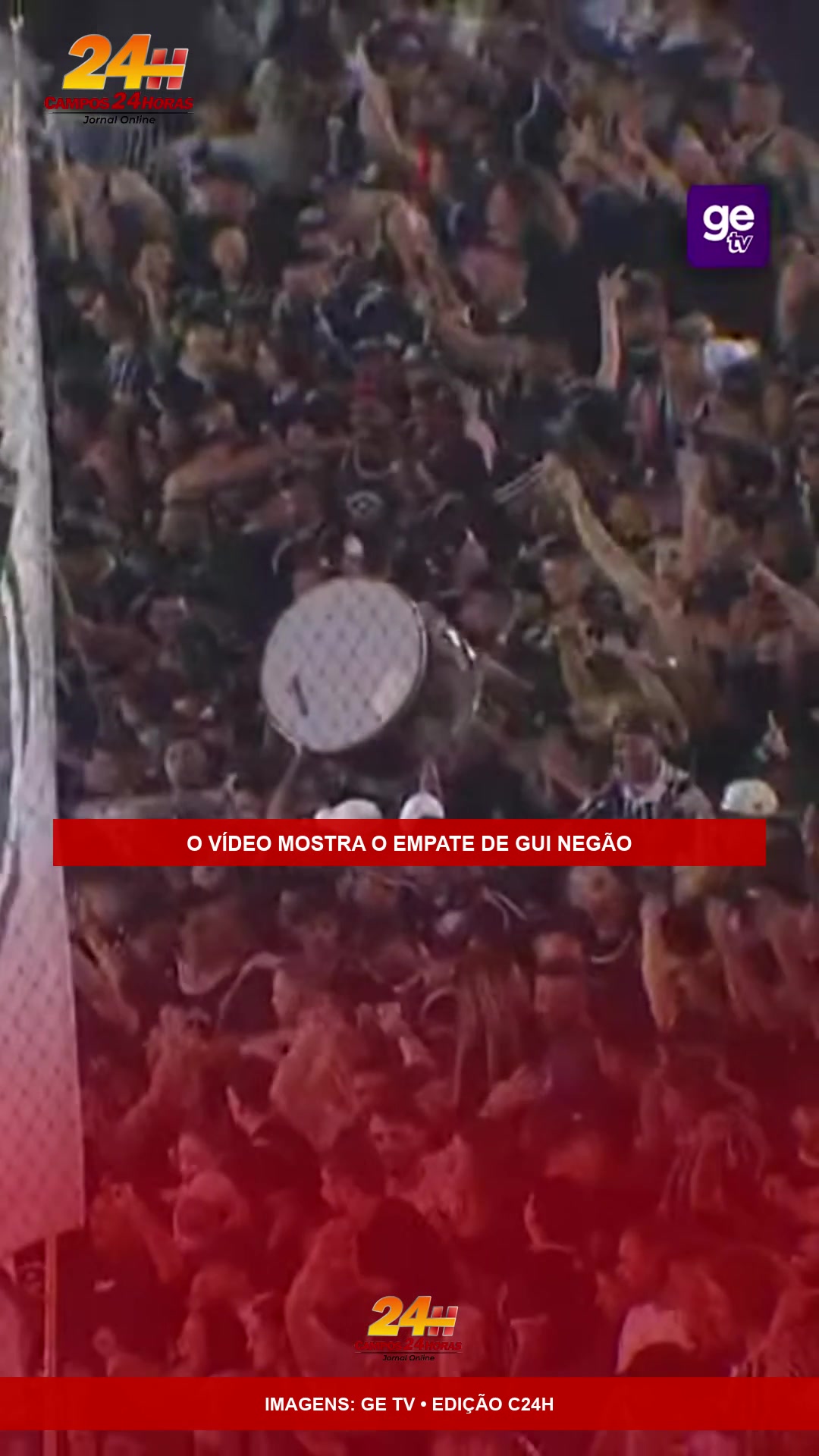 Gui Negão comemora o gol de empate do Corinthians