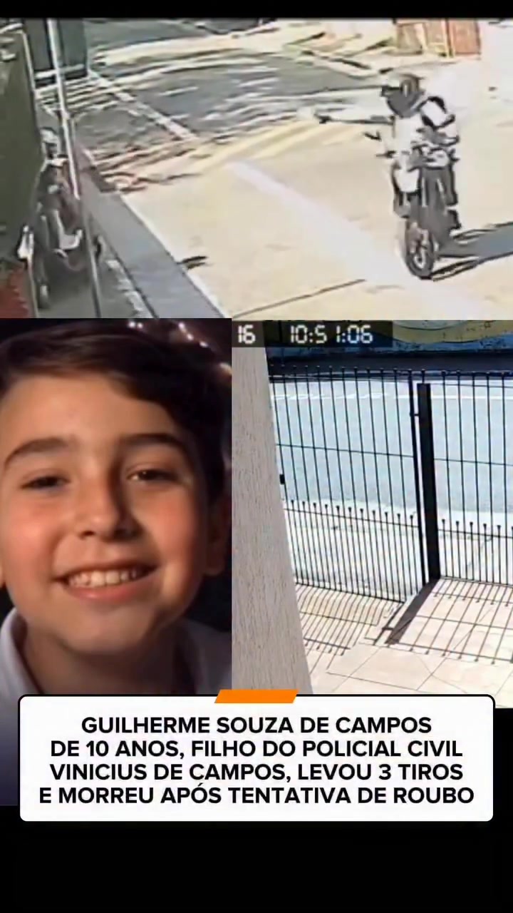 Imagem de câmera de segurança mostra motocicleta durante a ocorrência