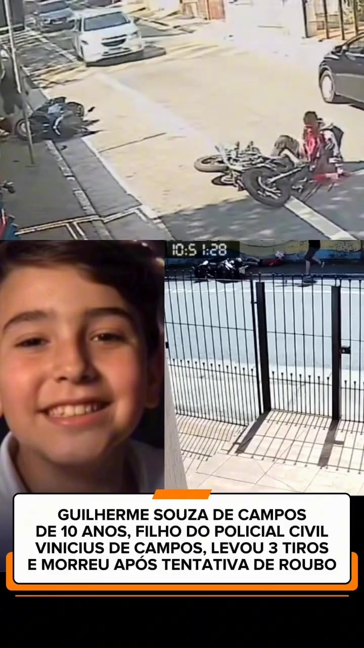 Quadro do vídeo original mostra motocicletas e pessoas na via