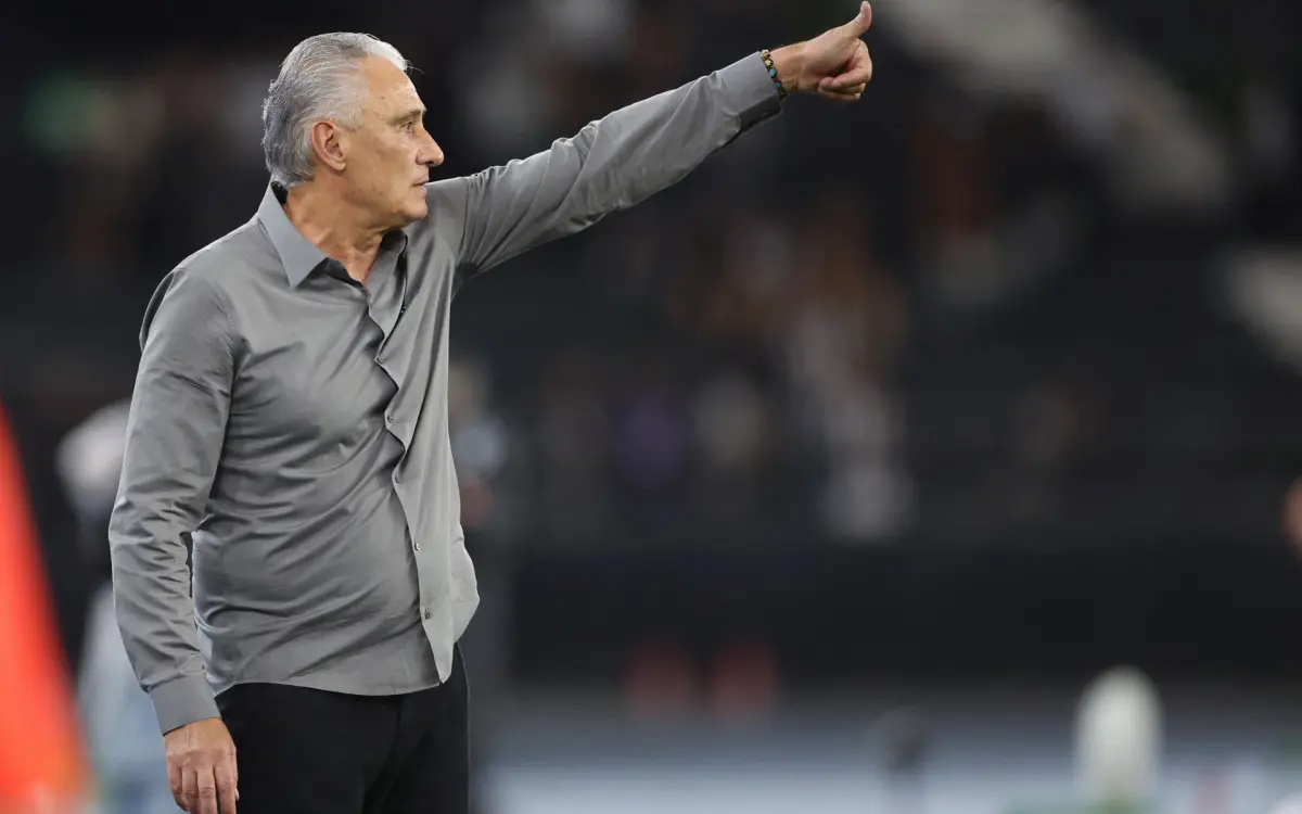 Tite valoriza primeira vitória à frente do Botafogo: ‘Volume grande’