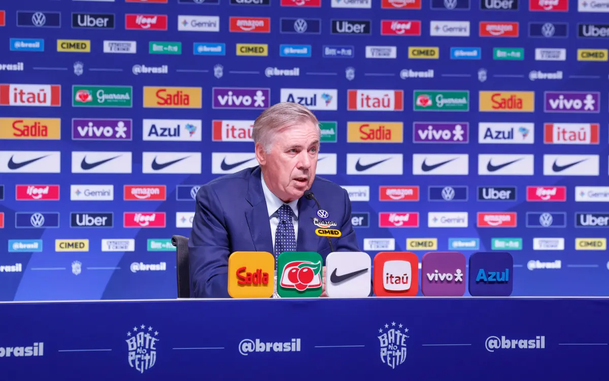 Carlo Ancelotti convoca Seleção para última Data Fifa de 2026