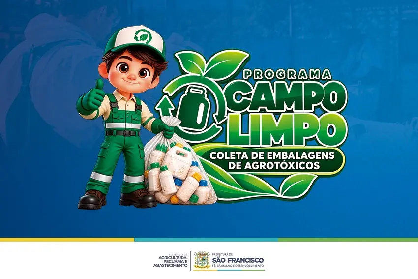Prefeitura de SFI inicia Programa Campo Limpo para recolhimento de embalagens de agrotóxicos