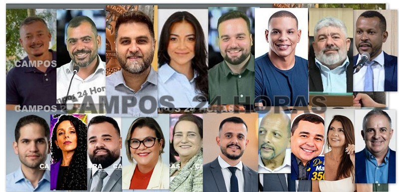 Eleição Campos, SJB e SFI: veja quem são os 18 candidatos a deputado