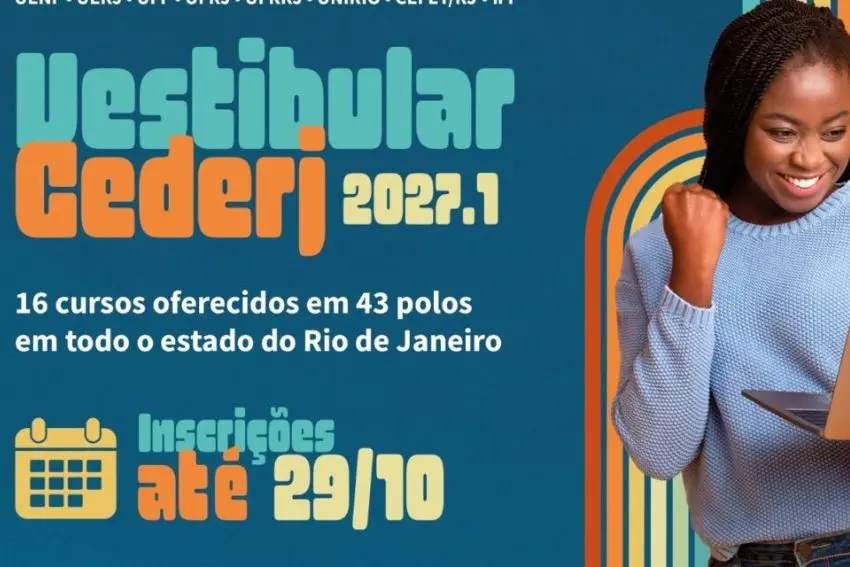 Com vagas para São Francisco, vestibular CEDERJ encerra inscrições na quinta