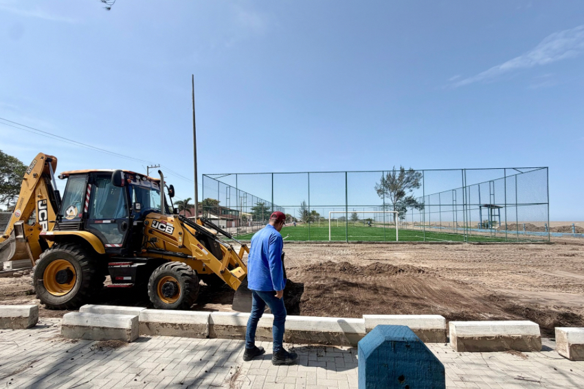 SFI: Obras do Campo do Fiinho avançam com urbanização no entorno