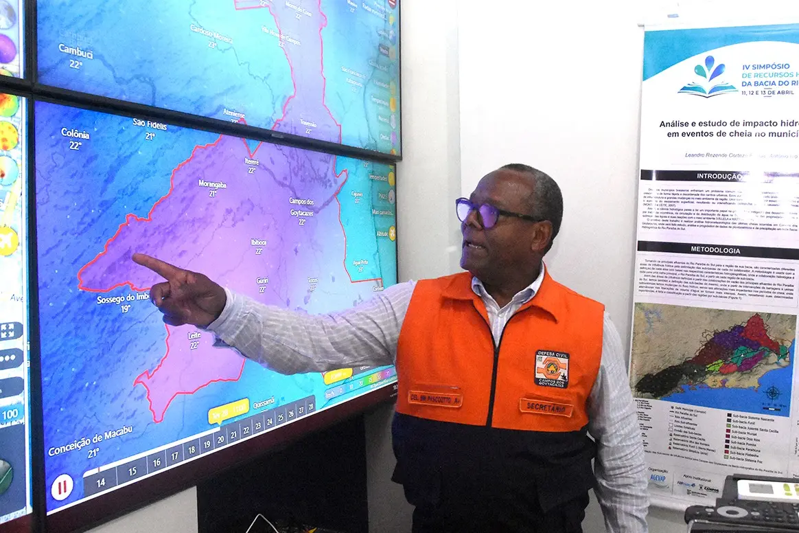 Defesa Civil segue monitorando condições meteorológicas em Campos