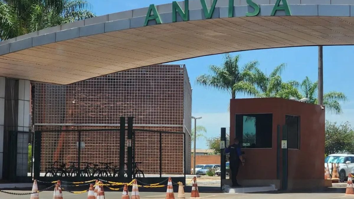 Fachada ou identificação da Anvisa