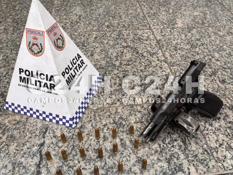 Polícia apreende pistola e munições em residência no Parque São Mateus
