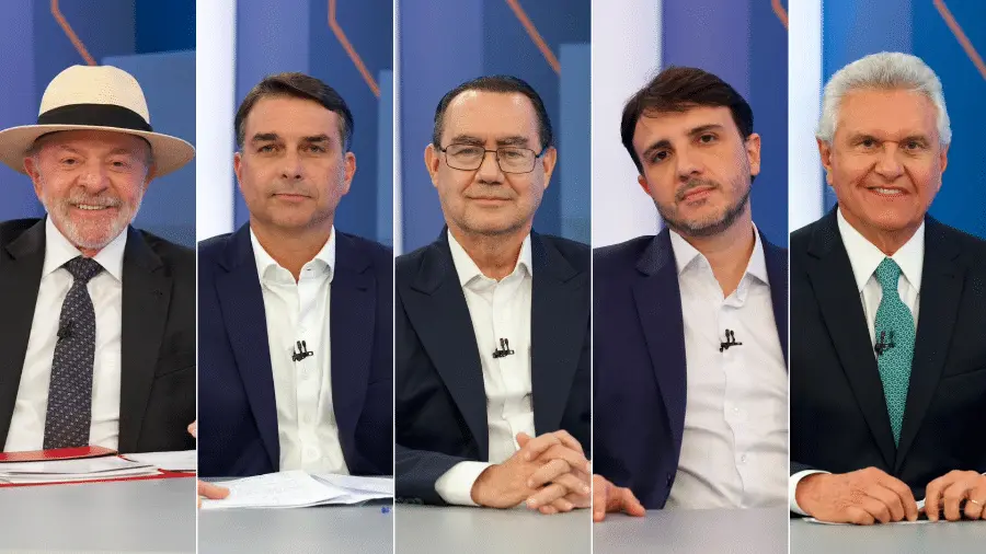Última pesquisa: Lula, 46%; Flávio Bolsonaro, 45%; Cury, 3%; Renan, 3%; Caiado, 3%