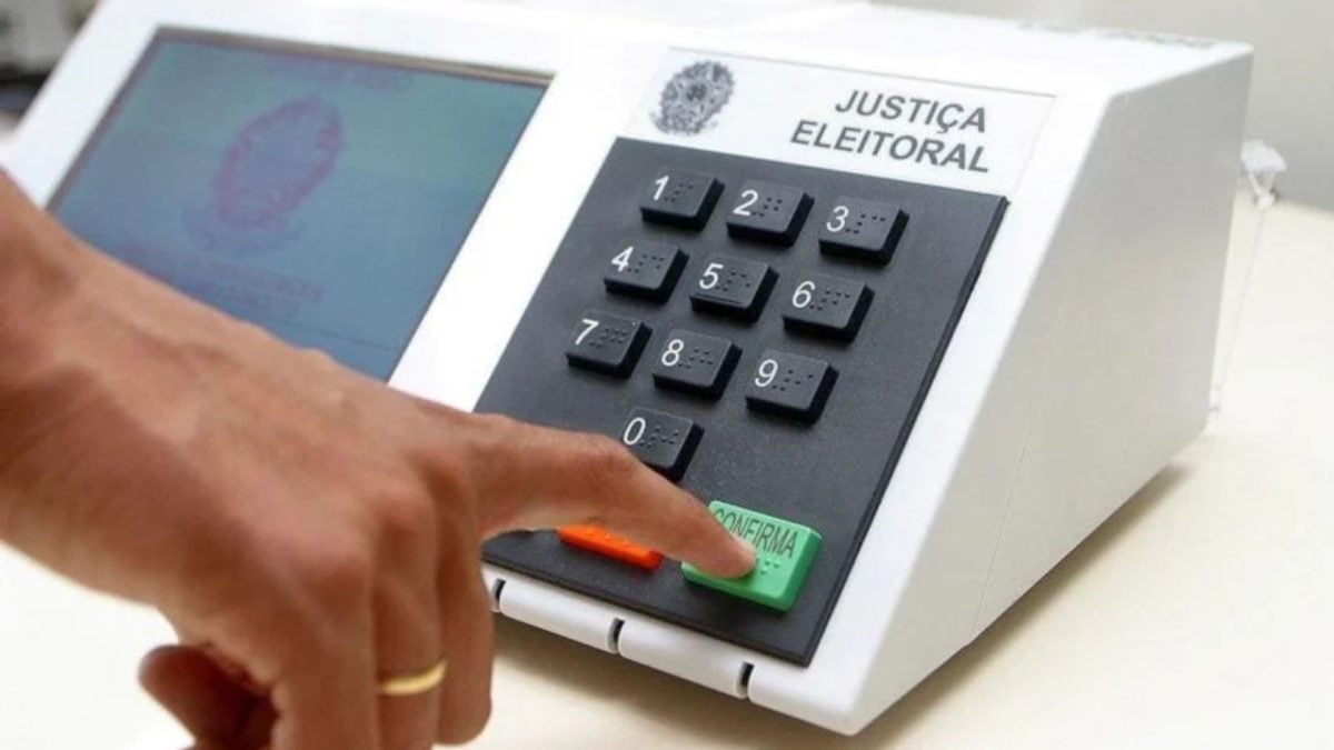 Urna eletrônica usada nas eleições brasileiras