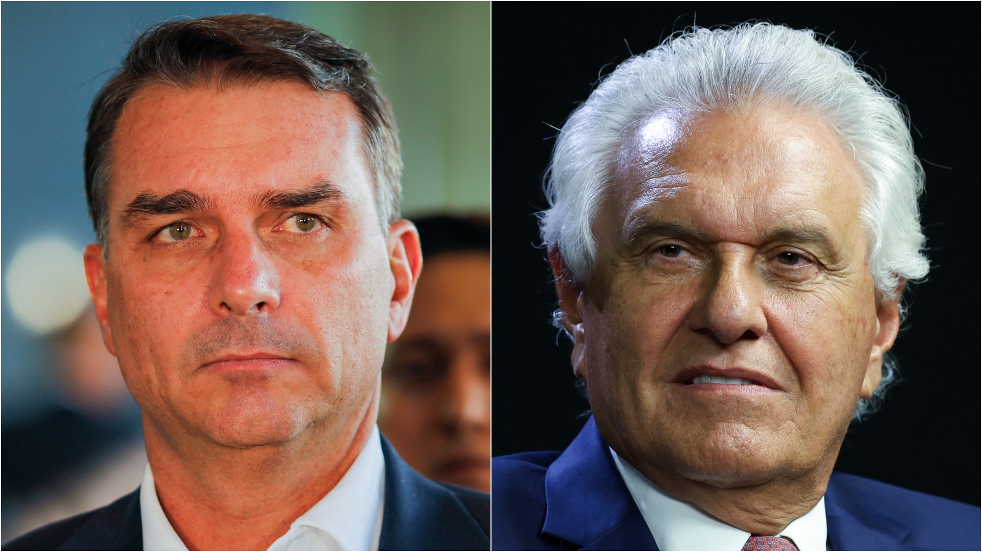 Caiado anuncia apoio a Flávio no segundo turno