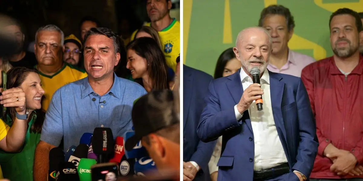 Vantagem de Flávio sobre Lula no interior foi 12,6 vezes maior que nas capitais