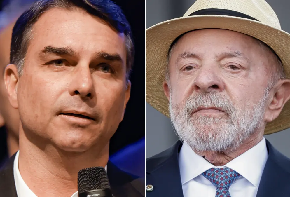Pesquisa CNT/MDA mostra Lula com 47,8% e Flávio Bolsonaro com 42,1% dos votos válidos