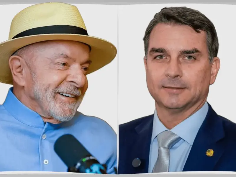 Flávio tem 53% contra 47% de Lula no 2º turno, diz PoderData/Aya
