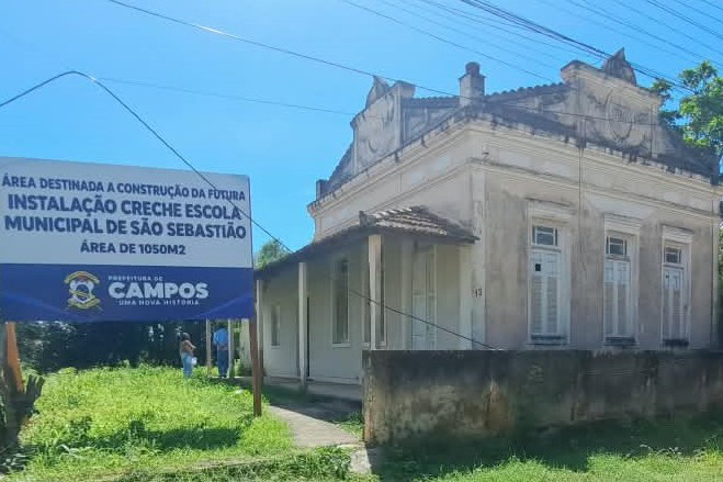 Prédio histórico de 1920 será preservado em projeto de nova escola municipal em São Sebastião