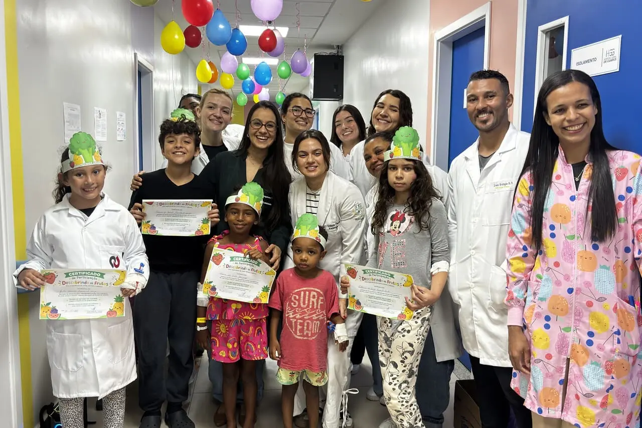 Semana da Criança: Profissionais do HGG levam alegria e animação para os pequenos internados na Pediatria