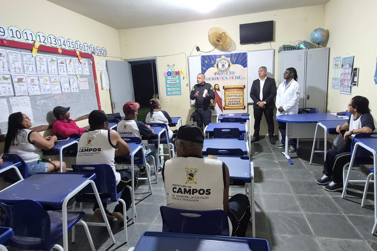Projeto A Criança Pede amplia atuação e aborda violência e prevenção com alunos do EJA